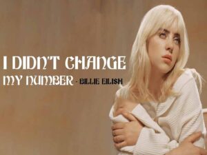 آهنگ انگلیسی I Didn’t Change My Number از Billie Eilish به همراه متن و ترجمه مجزا