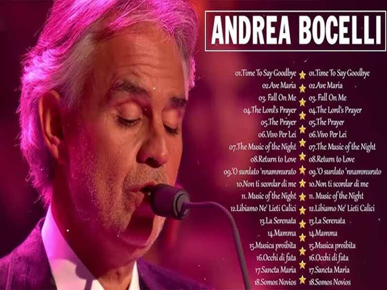 آهنگ ایتالیایی En Aranjuez con tu amor از Andrea Bocelli به همراه متن و ترجمه مجزا