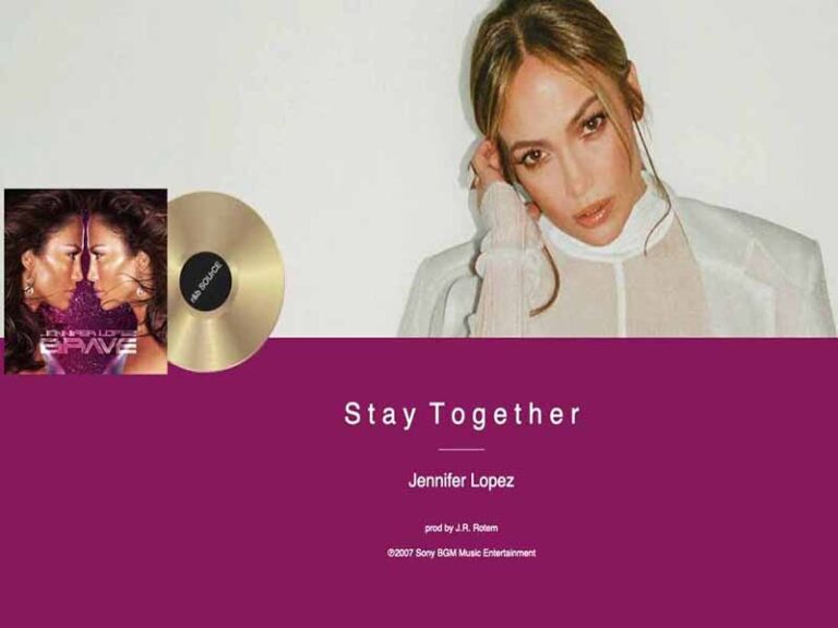 آهنگ انگلیسی Stay Together از Jennifer Lopez به همراه متن و ترجمه مجزا