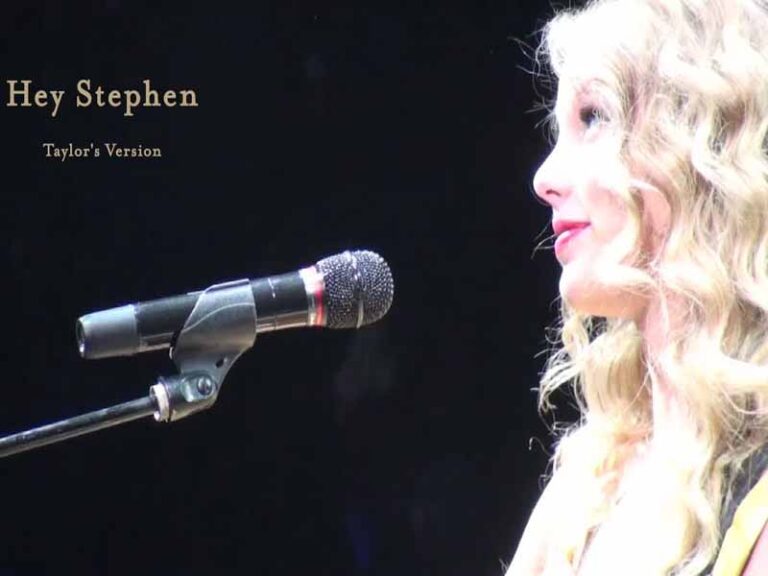 آهنگ انگلیسی Hey Stephen از Taylor Swift به همراه متن و ترجمه مجزا