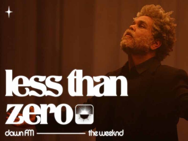 آهنگ انگلیسی Less Than Zero از The Weeknd به همراه متن و ترجمه مجزا
