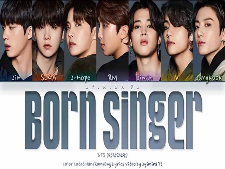 آهنگ کره ای Born Singer از BTS به همراه متن و ترجمه مجزا