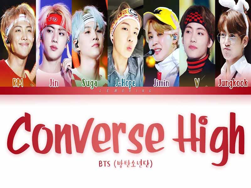 آهنگ کره ای Converse High از BTS به همراه متن و ترجمه مجزا