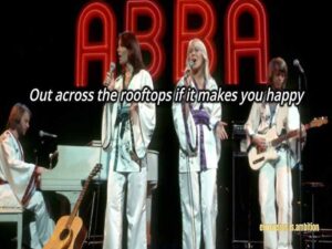 آهنگ انگلیسی No Doubt About It از ABBA به همراه متن و ترجمه مجزا