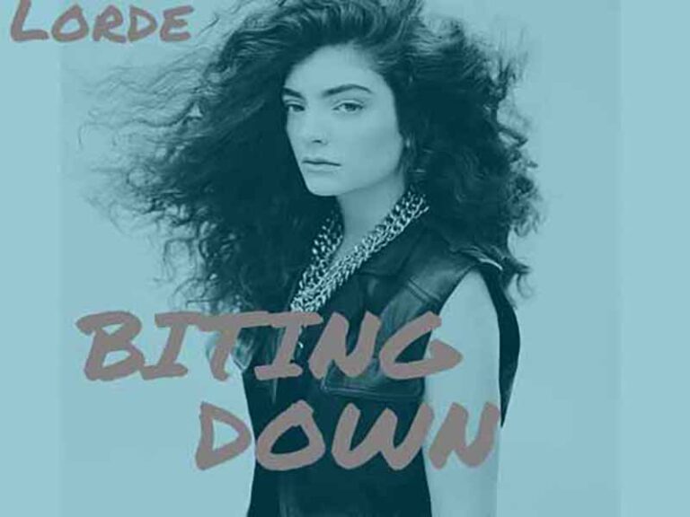 آهنگ انگلیسی Biting Down از Lorde به همراه متن و ترجمه مجزا