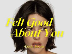 آهنگ انگلیسی Felt Good About You از Gracie Abrams به همراه متن و ترجمه مجزا