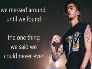آهنگ انگلیسی I Won’t Mind از Zayn Malik به همراه متن و ترجمه مجزا