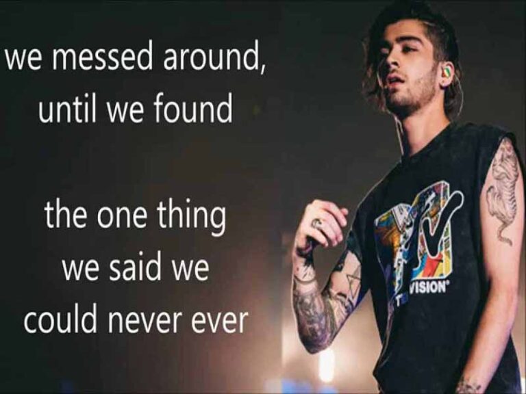 آهنگ انگلیسی I Won’t Mind از Zayn Malik به همراه متن و ترجمه مجزا