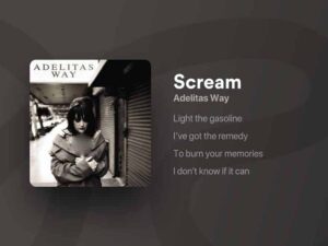 آهنگ انگلیسی Scream از Adelitas Way به همراه متن و ترجمه مجزا