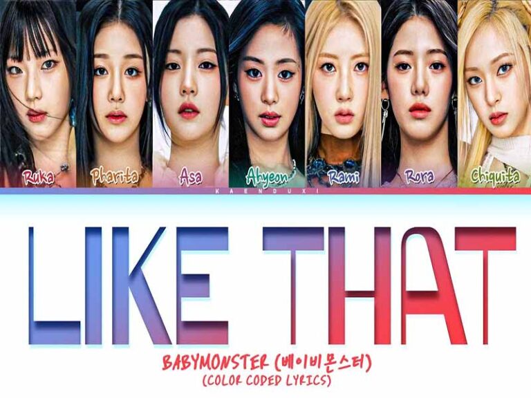 آهنگ انگلیسی LIKE THAT از BABYMONSTER به همراه متن و ترجمه مجزا