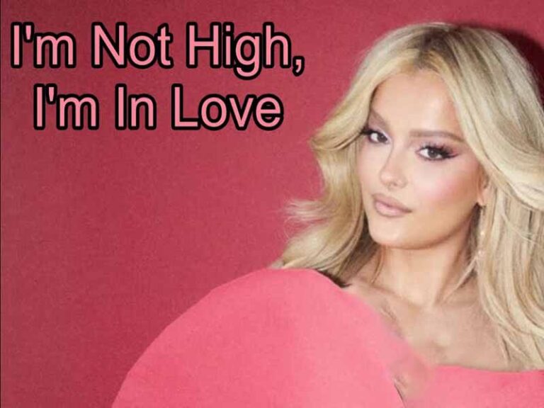 آهنگ انگلیسی I’m Not High, I’m In Love از Bebe Rexha و G-Eazy به همراه متن و ترجمه مجزا
