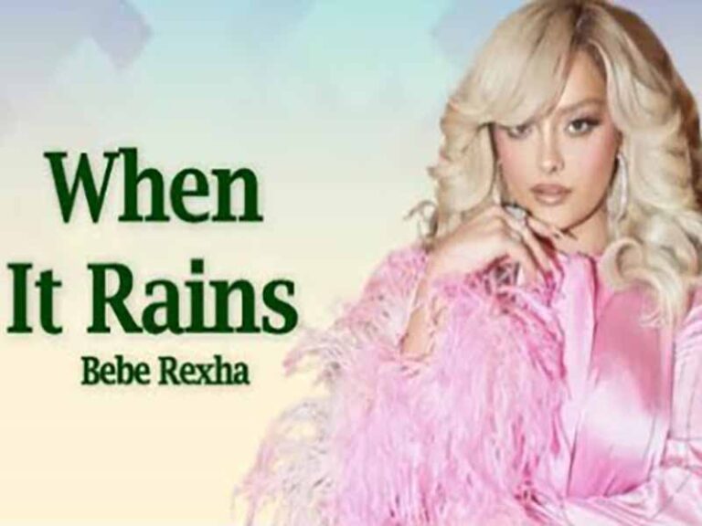 آهنگ انگلیسی When It Rains از Bebe Rexha به همراه متن و ترجمه مجزا