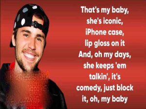 آهنگ انگلیسی GO BABY از Justin Bieber به همراه متن و ترجمه مجزا