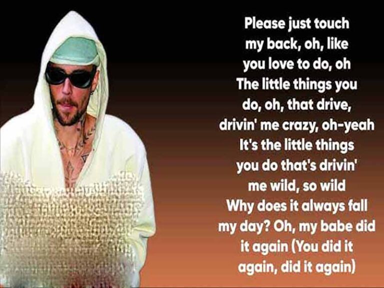 آهنگ انگلیسی THINGS YOU DO از Justin Bieber به همراه متن و ترجمه مجزا
